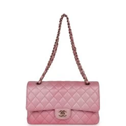 Pre-owned Chanel Medium Classic Double Flap Bag Pink Iridescent Ombre Goatskin Gold Hardware 17 Pre-owned Chanel Medium Classic Double Flap Bag Pink Iridescent Ombre Goatskin Gold Hardware -Online Bag Store C M255 230728 1 07
