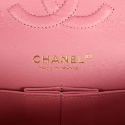 Pre-owned Chanel Medium Classic Double Flap Bag Pink Iridescent Ombre Goatskin Gold Hardware 18 Pre-owned Chanel Medium Classic Double Flap Bag Pink Iridescent Ombre Goatskin Gold Hardware -Online Bag Store C M255 230728 1 08