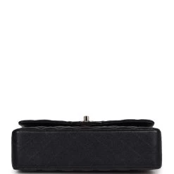 Chanel Medium Classic Double Flap Bag Navy Caviar Light Gold Hardware 16 Chanel Medium Classic Double Flap Bag Navy Caviar Light Gold Hardware -Online Bag Store C M255 230808 1 06