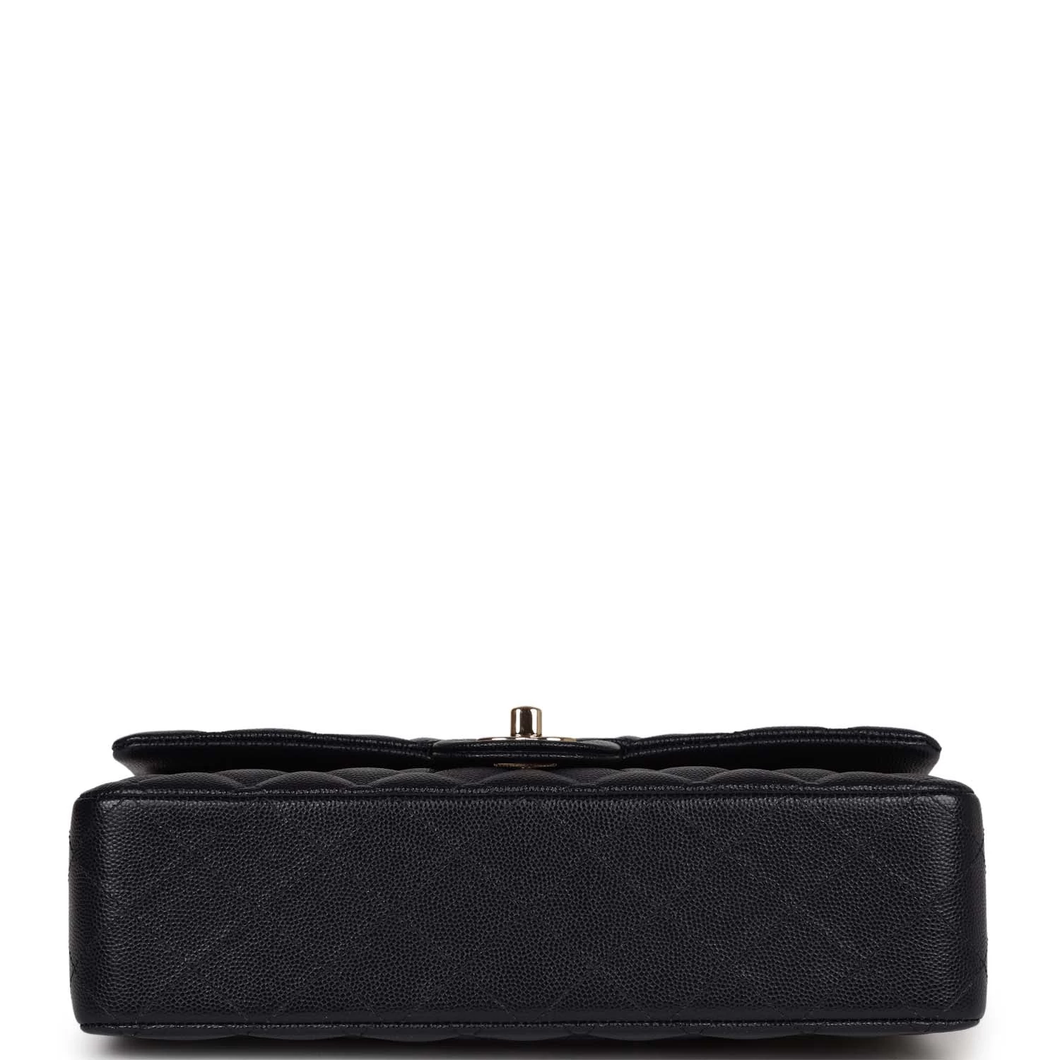 Chanel Medium Classic Double Flap Bag Navy Caviar Light Gold Hardware 8 Chanel Medium Classic Double Flap Bag Navy Caviar Light Gold Hardware - Image 6