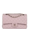 Chanel Medium Classic Double Flap Light Pink Caviar Light Gold Hardware -Online Bag Store C M255 230824 1 01