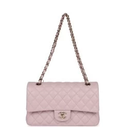 Chanel Medium Classic Double Flap Light Pink Caviar Light Gold Hardware -Online Bag Store C M255 230824 1 07