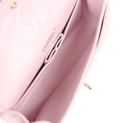 Chanel Medium Classic Double Flap Light Pink Caviar Light Gold Hardware -Online Bag Store C M255 230824 1 09