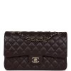 Chanel Medium Classic Double Flap Dark Purple Caviar Gold Hardware -Online Bag Store C M255 230925 2 01