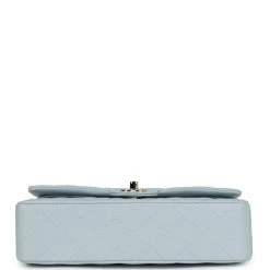 Chanel Medium Classic Double Flap Light Blue Caviar Light Gold Hardware -Online Bag Store C M255 230925 4 06