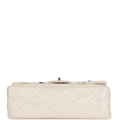 Chanel Reissue 225 2.55 Lucky Charms Double Flap Bag Ivory Aged Calfskin Ruthenium Hardware -Online Bag Store C M255 231023 2 08