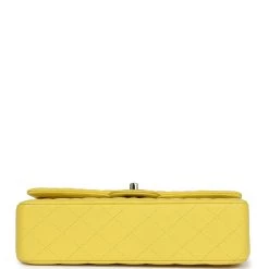 Chanel Medium Classic Double Flap Yellow Caviar Light Gold Hardware -Online Bag Store C M255 240208 1 06