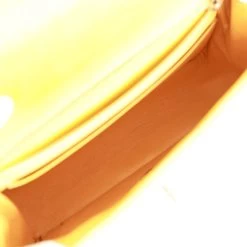 Pre-owned Chanel Mini Rectangular Flap Bag Yellow Lambskin Light Gold Hardware -Online Bag Store C MN255 230419 1 08