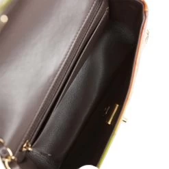 Chanel "Senegal Collection" Sunset Patent Leather Mini Classic Flap Bag Light Gold Hardware -Online Bag Store C MN255 230623 1 08