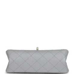 Chanel Mini Reissue 224 2.55 Flap Grey Aged Calfskin Antique Gold Hardware -Online Bag Store C MN255 230628 2 SJ 06