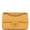 Chanel Mini Reissue 224 2.55 Flap Yellow Aged Calfskin Antique Gold Hardware -Online Bag Store C MN255 230718 1 01