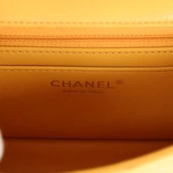Chanel Mini Reissue 224 2.55 Flap Yellow Aged Calfskin Antique Gold Hardware -Online Bag Store C MN255 230718 1 09
