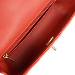 Chanel Mini Classic Rectangular Flap Maroon Lambskin Gold Hardware 19 Chanel Mini Classic Rectangular Flap Maroon Lambskin Gold Hardware -Online Bag Store C MN255 230838 4 08