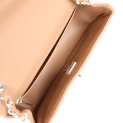 Chanel Mini Rectangular Flap Dark Beige Lambskin Silver Hardware 18 Chanel Mini Rectangular Flap Dark Beige Lambskin Silver Hardware -Online Bag Store C MN255 230928 1 08