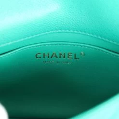 Chanel Sweetheart Crush Mini Rectangular Flap Green Caviar Antique Gold Hardware -Online Bag Store C MN255 240103 2 MB 11