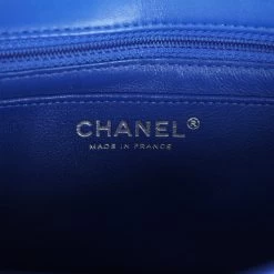 Chanel Mini Rectangular Flap Bag Blue Lambskin Silver Hardware 20 Chanel Mini Rectangular Flap Bag Blue Lambskin Silver Hardware -Online Bag Store C MN255 240117 1 09