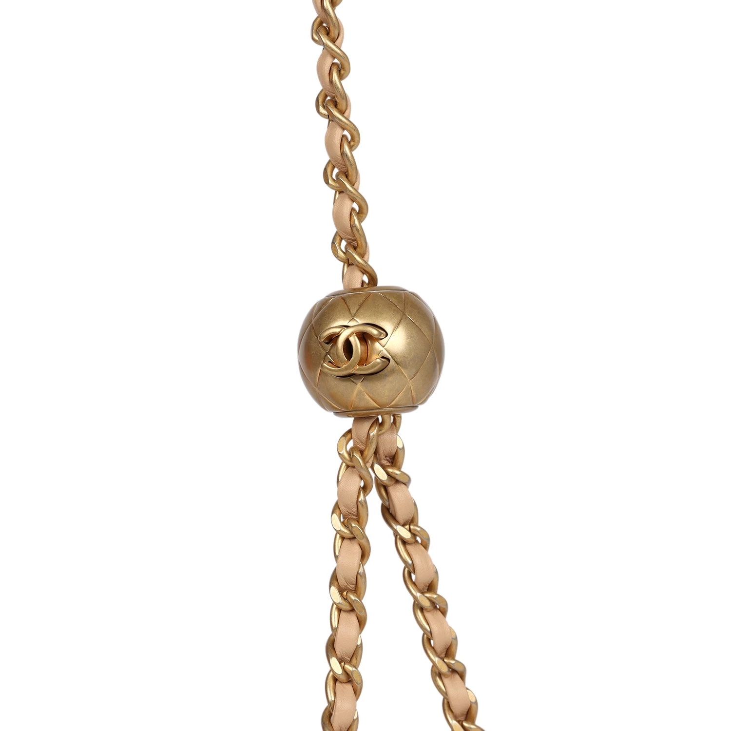 Chanel Mini Square Pearl Crush Flap Bag Beige Lambskin Aged Gold Hardware 10 Chanel Mini Square Pearl Crush Flap Bag Beige Lambskin Aged Gold Hardware - Image 8