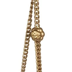 Chanel Camellia Crush Mini Square Flap Yellow Lambskin Antique Gold Hardware -Online Bag Store C MN255 240216 2 08