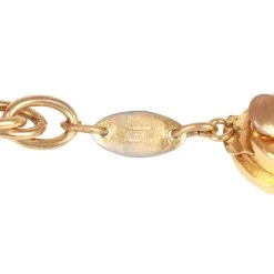 Vintage Chanel Gold CC Classic Pendant Necklace -Online Bag Store C N 010523 1 05