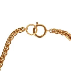 Vintage Chanel Gold Plated Colored Gripoix Necklace -Online Bag Store C N 010523 6 03