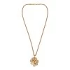 Vintage Chanel Gold Plated Interlocking CC Medallion Necklace -Online Bag Store C N 011023 1 01