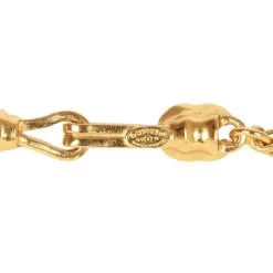 Vintage Chanel Gold Plated Interlocking CC Medallion Necklace -Online Bag Store C N 011023 1 04