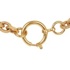 Vintage Chanel Gold Plated Lava CC Pendant Necklace 12 Vintage Chanel Gold Plated Lava CC Pendant Necklace -Online Bag Store C N 230228 2 05