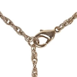 Chanel Large Logo Pearl And Light Gold Metal Pendant Necklace -Online Bag Store C N 230728 1 07