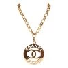 Vintage Chanel CC Paris Jumbo Medallion Gold Metal 2 Vintage Chanel CC Paris Jumbo Medallion Gold Metal -Online Bag Store C N 230920 2 01