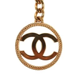Vintage Chanel CC In Circle Keychain Gold Hardware -Online Bag Store C OT 240306 2 03