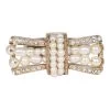 Chanel Gold CC Faux Pearl Bow Ring -Online Bag Store C R 020123 1 OB 01