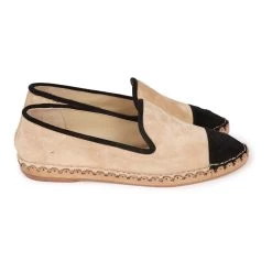 Chanel CC Espadrilles Beige And Black Suede 35 -Online Bag Store C SH 013123 1 OB 05