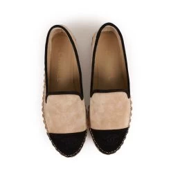 Chanel CC Espadrilles Beige And Black Suede 35 -Online Bag Store C SH 013123 1 OB 07