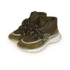 Chanel CC Hightop Winter Sneakers Olive Green Nylon And Suede 35 -Online Bag Store C SH 020123 1 OB 02