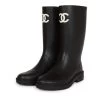 Chanel Black High Caoutchouc CC Boots 38 -Online Bag Store C SH 230329 1 02