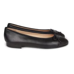 Chanel CC Dark Navy Blue Lambskin Ballet Flats 37 -Online Bag Store C SH 230614 1 05
