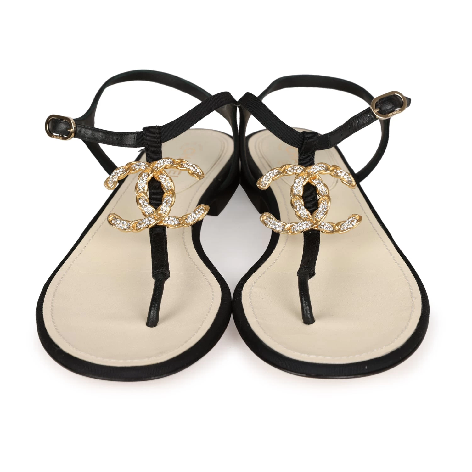 Chanel Jeweled CC Thong Sandals 37 EU 4 Chanel Jeweled CC Thong Sandals 37 EU - Image 2
