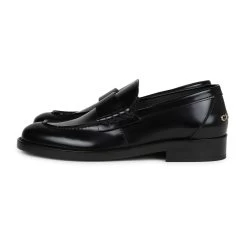 Chanel Loafers Black Shiny Calfskin Gold Hardware 37 EU -Online Bag Store C SH 240110 2 TC 04
