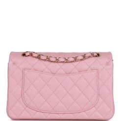 Chanel Small Classic Double Flap Bag Pink Caviar Light Gold Hardware -Online Bag Store C SM255 060822 1 04