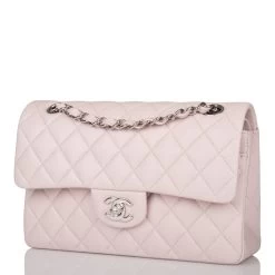Chanel Small Classic Double Flap Bag Light Mauve Lambskin Silver Hardware 15 Chanel Small Classic Double Flap Bag Light Mauve Lambskin Silver Hardware -Online Bag Store C SM255 072321 1 5