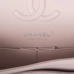 Chanel Small Classic Double Flap Bag Light Mauve Lambskin Silver Hardware 19 Chanel Small Classic Double Flap Bag Light Mauve Lambskin Silver Hardware -Online Bag Store C SM255 072321 1 9