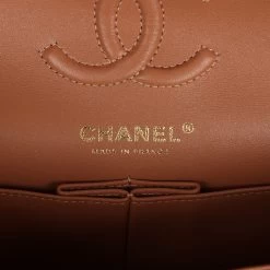 Chanel Small Classic Double Flap Caramel Lambskin Gold Hardware -Online Bag Store C SM255 230817 1 JL 08