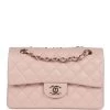 Chanel Small Classic Double Flap Bag Light Pink Caviar Gold Hardware -Online Bag Store C SM255 230912 1 01