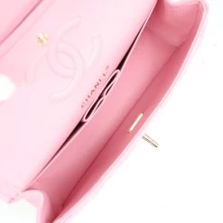 Chanel Small Classic Double Flap Dark Pink Lambskin Light Gold Hardware 19 Chanel Small Classic Double Flap Dark Pink Lambskin Light Gold Hardware -Online Bag Store C SM255 231113 1 09