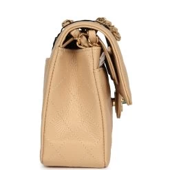 Chanel Small Classic Double Flap Bag Beige Caviar Gold Hardware 13 Chanel Small Classic Double Flap Bag Beige Caviar Gold Hardware -Online Bag Store C SM255 240202 1 KN 04