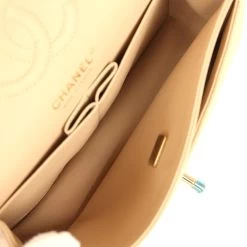 Chanel Small Classic Double Flap Bag Beige Caviar Gold Hardware 19 Chanel Small Classic Double Flap Bag Beige Caviar Gold Hardware -Online Bag Store C SM255 240202 1 KN 09