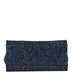 Chanel Large Deauville Shopping Bag Blue Sequin Boucle Silver Hardware -Online Bag Store C TL 051622 3 07