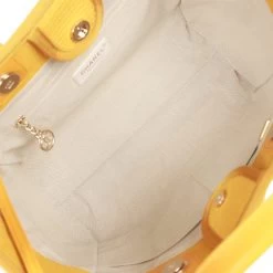 Chanel Small Deauville Shopping Bag Dark Yellow Boucle Light Gold Hardware 17 Chanel Small Deauville Shopping Bag Dark Yellow Boucle Light Gold Hardware -Online Bag Store C TL 080422 2 07