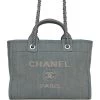 Chanel Small Deauville Shopping Bag Distressed Blue Denim Aged Silver Hardware 1 Chanel Small Deauville Shopping Bag Distressed Blue Denim Aged Silver Hardware -Online Bag Store C TL 230509 1 02