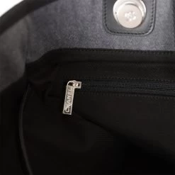 Chanel Medium Deauville Shopping Bag Dark Grey Denim Silver Hardware -Online Bag Store C TL 230608 1 10